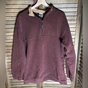 Men’s Vintage Columbia Quarter-Zip Pullover